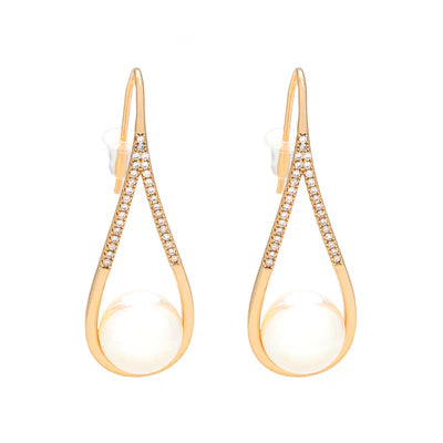 T366ECB - Jayda Faux Pearl Earrings - Knight & Day
