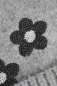 Knitted Floral Hat - Molly Bracken