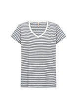 Load image into Gallery viewer, Navy Stripe Short Sleeve T-Shirt - Soya Concept