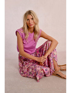 1662- Shimmer Print Skirt - Molly Bracken
