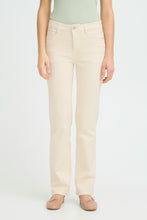 Load image into Gallery viewer, Cream Straight Leg Jean - Fransa