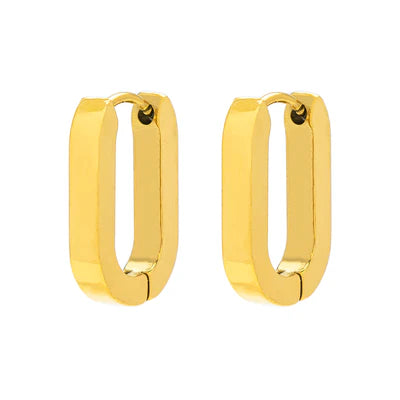 T131EMS - Paperclip Small Earrings- Knight and Day