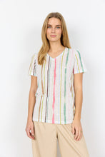 Load image into Gallery viewer, Multi Colour Stripe T-shirt - Soya Concept