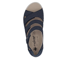 Load image into Gallery viewer, Navy Sandal - Rieker