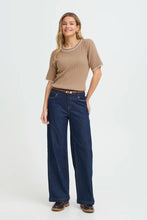 Load image into Gallery viewer, Short Sleeve Tan Pullover - Fransa