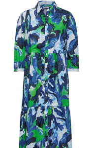 144063 - MIDI Printed Shirt Dress- Cecil