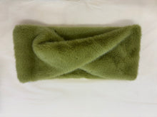 Load image into Gallery viewer, Olive Faux Fur Twisted Loop - Zelly