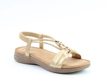 Load image into Gallery viewer, Chime - Gold Sandals - Heavenly Feet