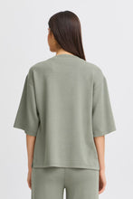 Load image into Gallery viewer, 5492 - Short Sleeve Sweatshirt Agave Green - Fransa