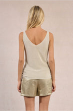 Load image into Gallery viewer, Off-White Knitted Rhinestone Tank Top - Molly Bracken