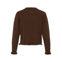 Load image into Gallery viewer, Brown Frill Cardigan- B. Young