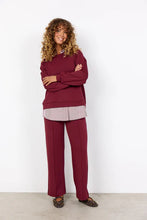 Load image into Gallery viewer, Deep Red Blouse &amp; Jumper - Soya Concept