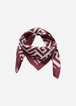 Load image into Gallery viewer, Dark Red Print Scarf - Soya Concept