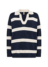 Load image into Gallery viewer, Striped Collar Jumper - Soya Concept
