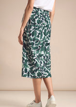 Load image into Gallery viewer, 361483- Floral Wrap Style MIDI Skirt- Green Vintage