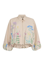 Load image into Gallery viewer, Floral Embroidered Collared Jacket - NOEN