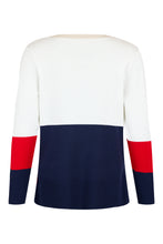 Load image into Gallery viewer, Navy/Red/OffWhite Pullover - SUNDAY