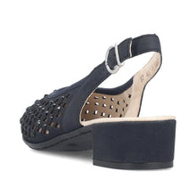 Load image into Gallery viewer, Navy Kitten Heel - Rieker
