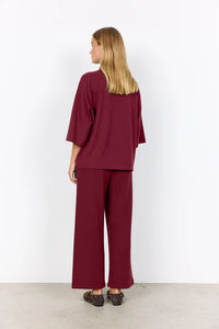 Dark Red Blouse - Soya Concept
