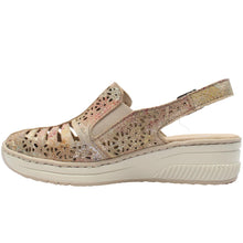 Load image into Gallery viewer, Chrome Wedge Sandal - Rieker
