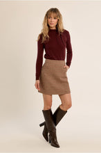 Load image into Gallery viewer, Dark Red Knitted Sweater - Molly Bracken