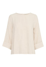 Load image into Gallery viewer, 5454- Whisper White Linen Top- Fransa