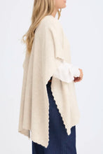 Load image into Gallery viewer, Cream Knit Shawl - Fransa