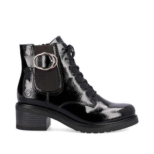 Black Laced Boot - Remonte