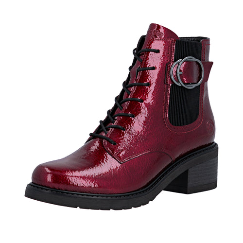 Red Laced Boot - Remonte