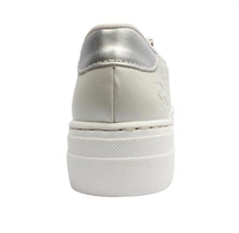 Load image into Gallery viewer, White Lace-Up Trainer - Rieker