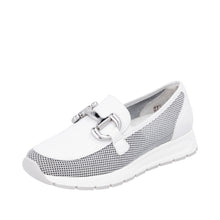 Load image into Gallery viewer, D2G02-80 - Loafer with Buckle Detail - White - Remonte