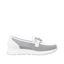Load image into Gallery viewer, D2G02-80 - Loafer with Buckle Detail - White - Remonte