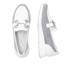 Load image into Gallery viewer, D2G02-80 - Loafer with Buckle Detail - White - Remonte