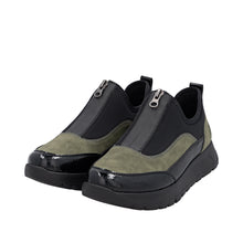 Load image into Gallery viewer, Zip Front Trainer  - Green - Remonte
