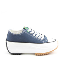Load image into Gallery viewer, Strata Canvas Trainer - Navy  - Heavenly Feet