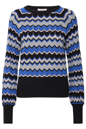 Zig Zag Stripe Jumper - B.Young