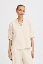 Load image into Gallery viewer, Cream Puff Sleeve Blouse - b.young