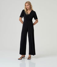 Load image into Gallery viewer, Black Cross Neck Jumpsuit - Surkana