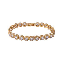Load image into Gallery viewer, N229BKU - Danna Gold Tennis Bracelet - Knight &amp; Day