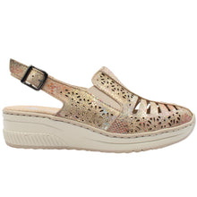 Load image into Gallery viewer, Chrome Wedge Sandal - Rieker