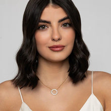 Load image into Gallery viewer, T209NML - Circle Drop Necklace- Knight &amp; Day