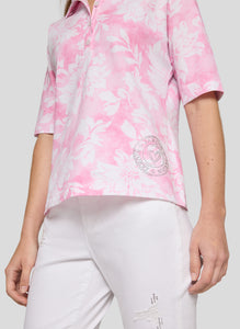 222352 - Pink Floral Print T-shirt - Rabe