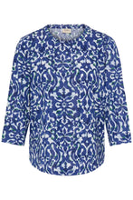Load image into Gallery viewer, Royal Blue Bloom Top - Fransa