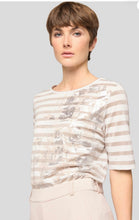 Load image into Gallery viewer, Stripe T-shirt with Print - Rabe