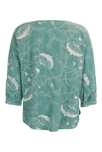 Load image into Gallery viewer, Green Pattern Blouse - NOEN