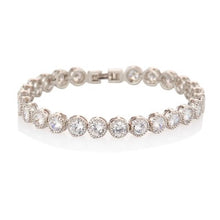 Load image into Gallery viewer, R295BKU - Danna Silver Tennis Bracelet - Knight &amp; Day
