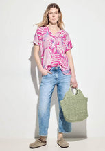 Load image into Gallery viewer, 344513 - Pink Linen Print Blouse - Cecil