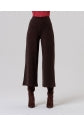 Load image into Gallery viewer, Chocolate Brown Wide Leg Trousers - Surkana