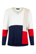 Load image into Gallery viewer, Navy/Red/OffWhite Pullover - SUNDAY