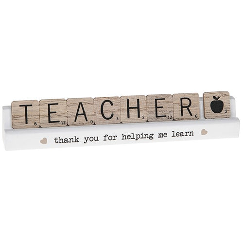 Teacher - Scrabble Plaque